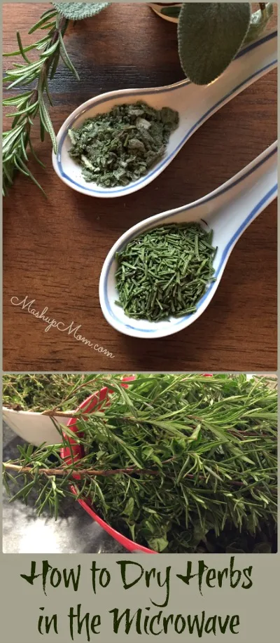 How to Dry Herbs in the Microwave