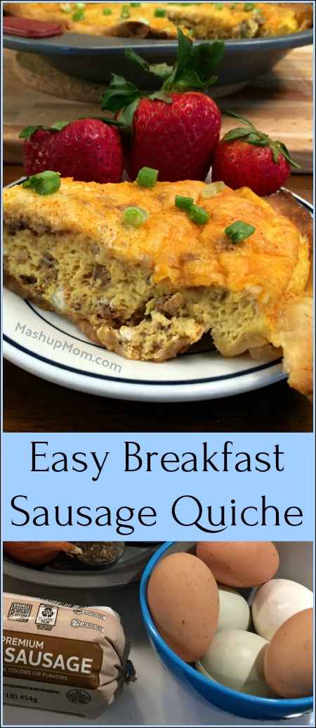 Easy Breakfast Sausage Quiche