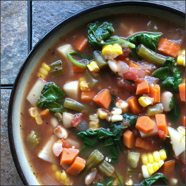 Easy Slow Cooker Vegetable Soup (Dump and Go!) - Real Food Whole Life