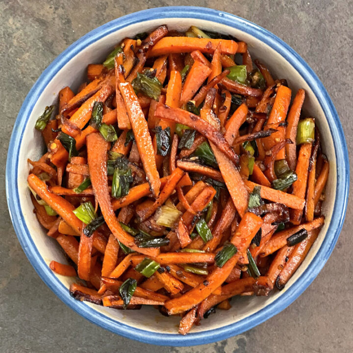 Carrot Stir Fry With Green Onions