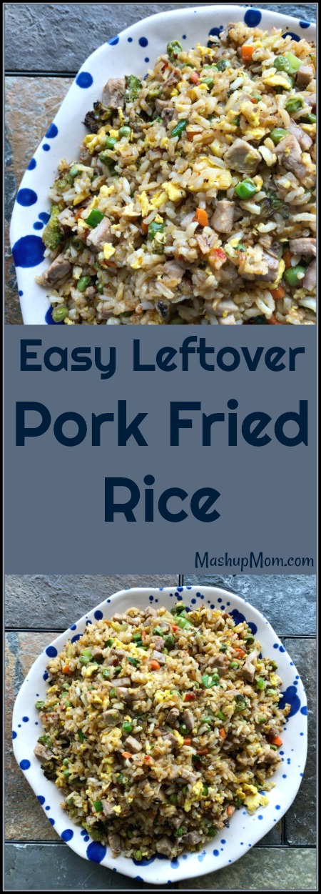 Easy Leftover Pork Fried Rice Printable Recipe