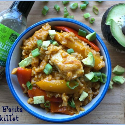 Chicken Fajita Rice Skillet