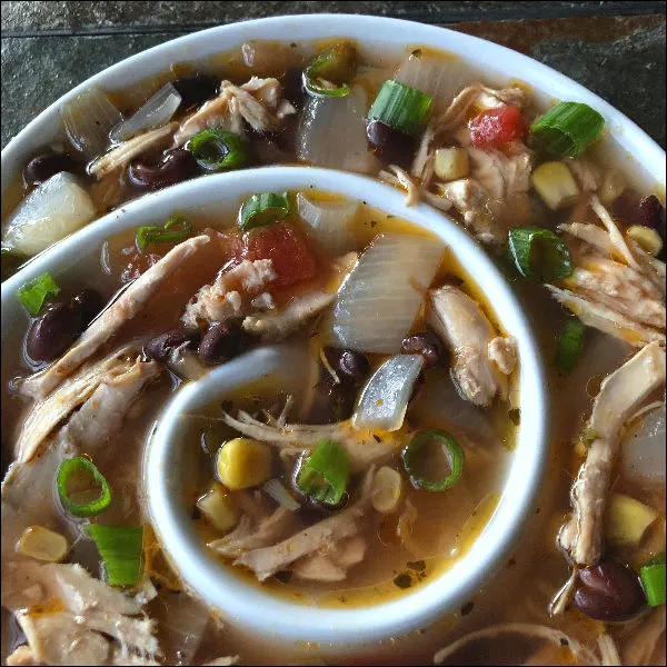 salsa chicken soup