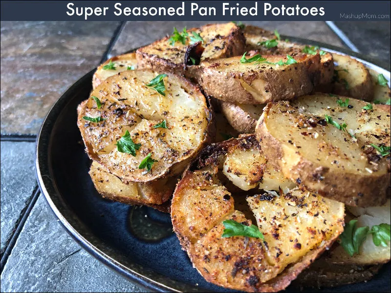 Pan Fried Fancy Potatoes - The Tipsy Housewife