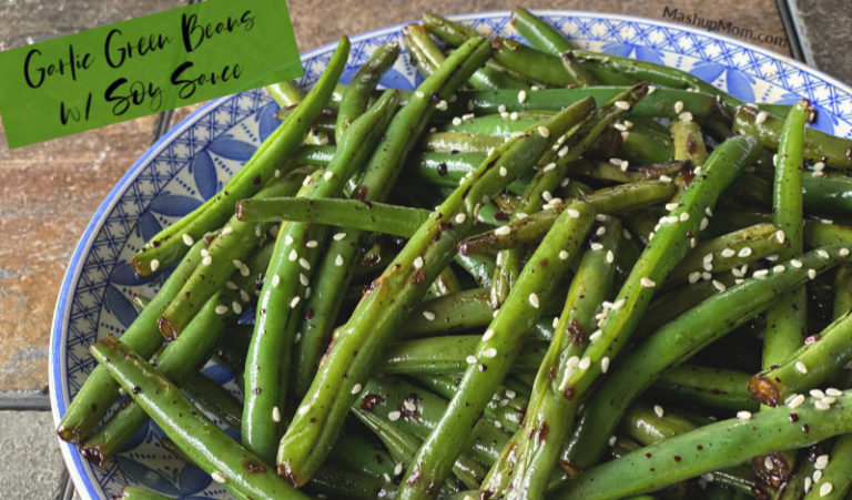Easy Garlic Green Beans With Soy Sauce