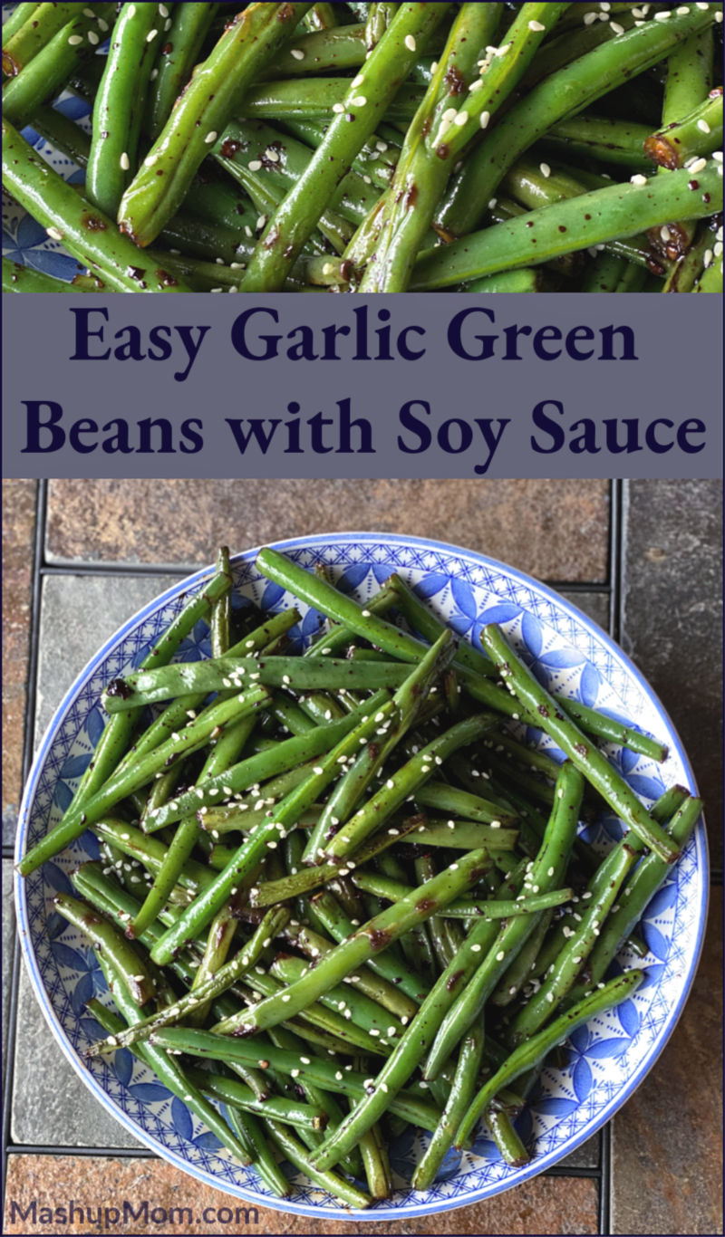 Easy Garlic Green Beans with Soy Sauce