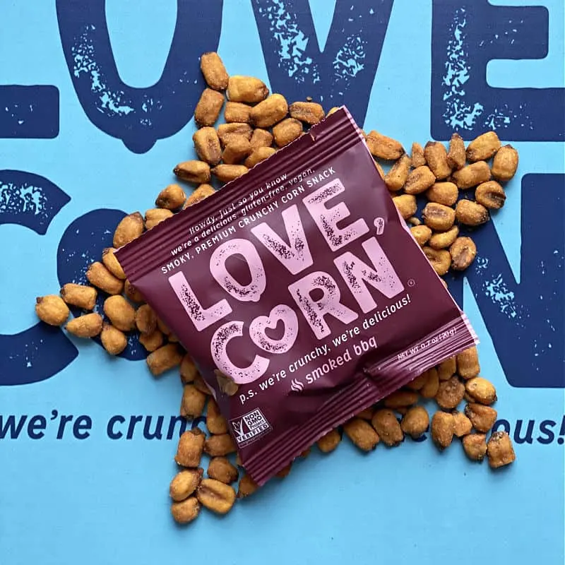 LOVE CORN Sea Salt, Delicious Crunchy Corn Natural Snack