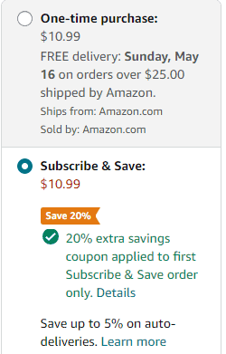 Subscribe and Save Review 2023: Save 15% Or More