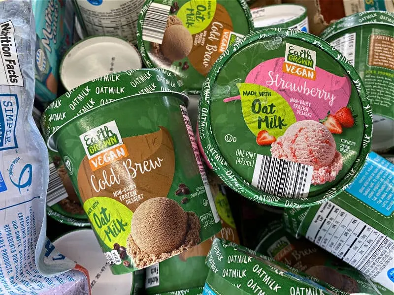 oat milk ice cream in this week's ALDI Finds
