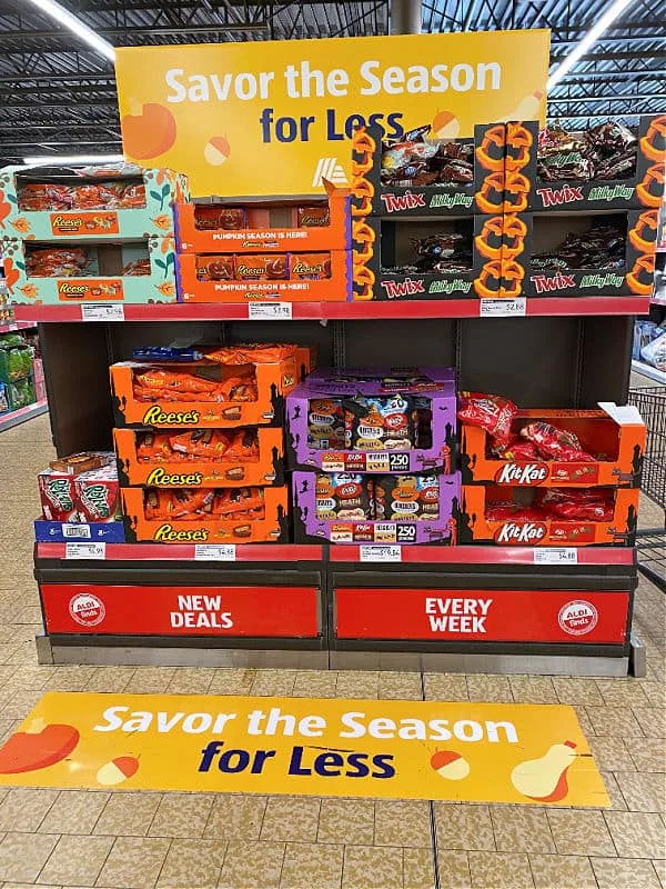 ALDI Halloween candy