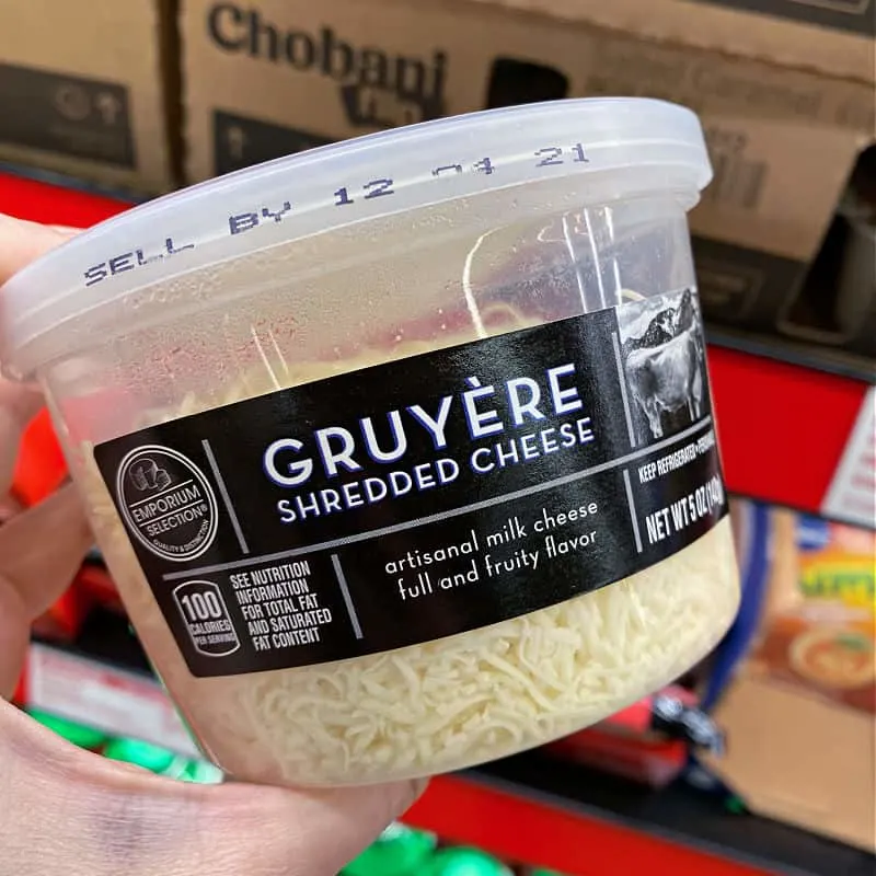 shredded gruyere at aldi