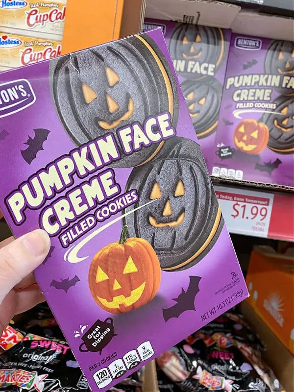 pumpkin face cookies