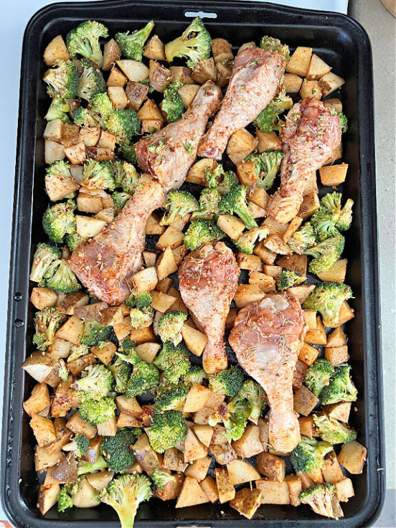 Sheet Pan Rosemary Chicken Drumsticks