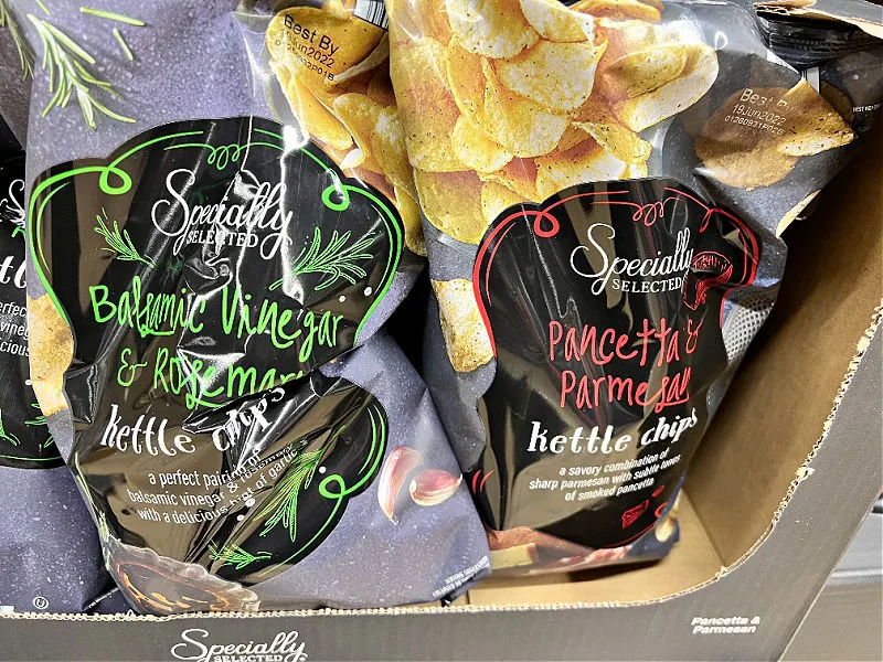 pancetta or balsamic vinegar chips