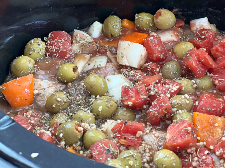 Slow Cooker Mediterranean Chicken Drumsticks