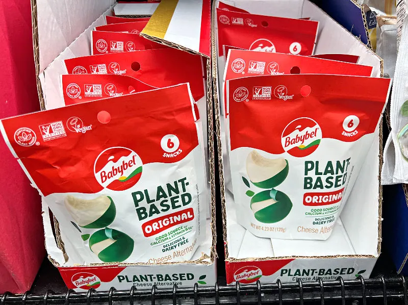 plant based babybel at aldi