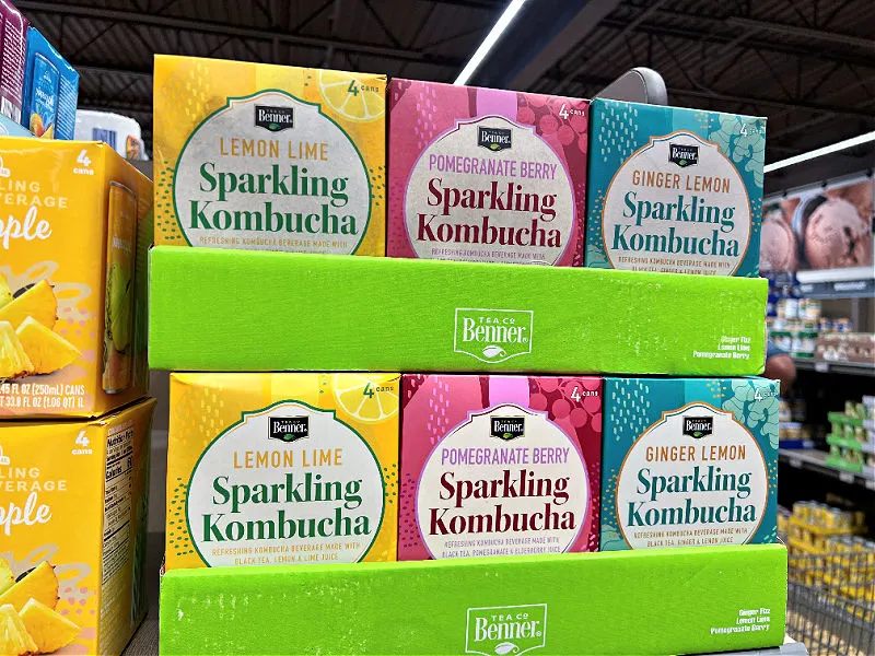 sparkling kombucha four pack